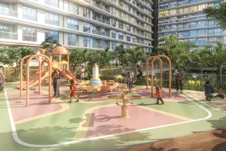 Kids play area at Aatman Ventures Palm Beach Seawoods Navi Mumbai
