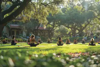 Aatman Ventures Palm Beach Seawoods Yoga Lawn